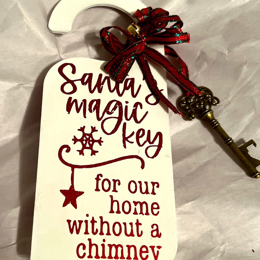 Santa’s Magic Key!  (New - handmade)